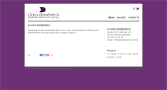 Desktop Screenshot of claradomenech.com
